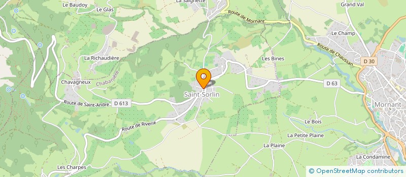 localisation de l'entreprise MS PLANTS  MORNANT