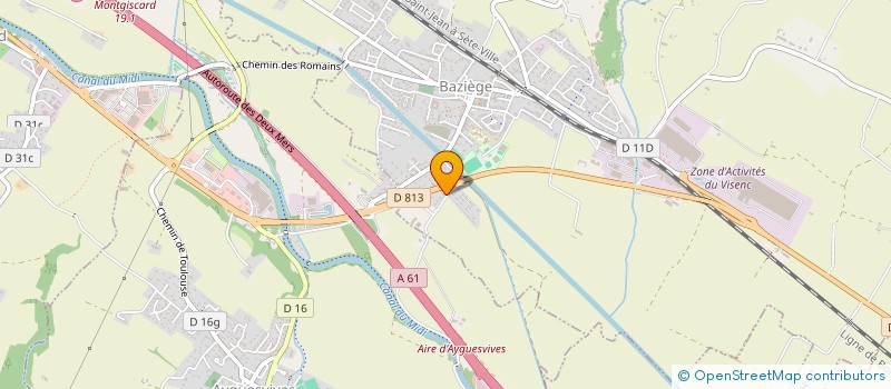 localisation de l'entreprise MS PLAST  BAZIEGE