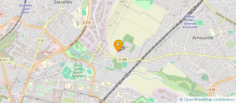 localisation de l'entreprise MS PLOMBERIE à SARCELLES