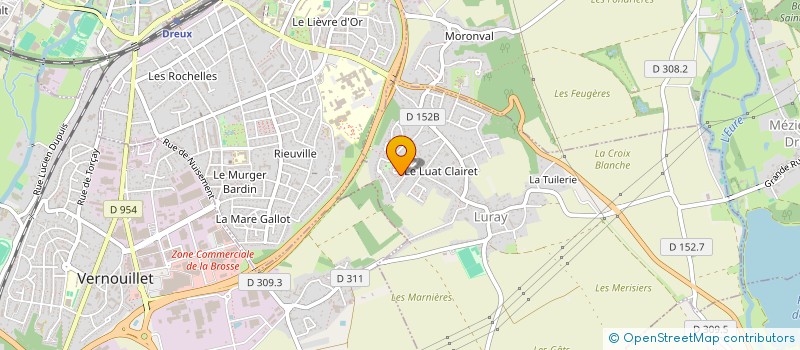 localisation de l'entreprise MS PLOMBERIE à LURAY