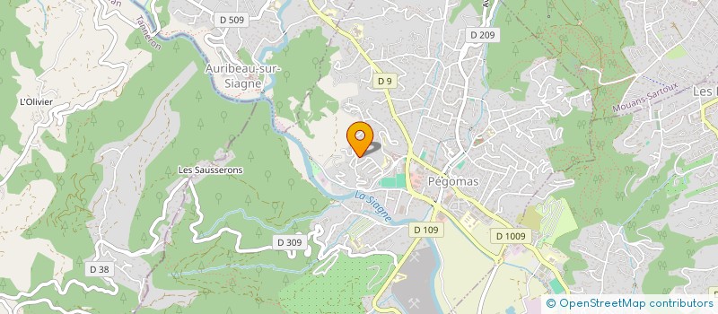 localisation de l'entreprise MS POLLART  PEGOMAS