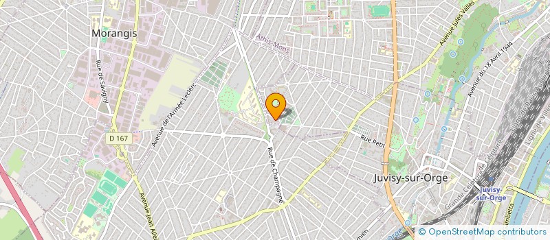 localisation de l'entreprise MS PRESTIGE à JUVISY-SUR-ORGE
