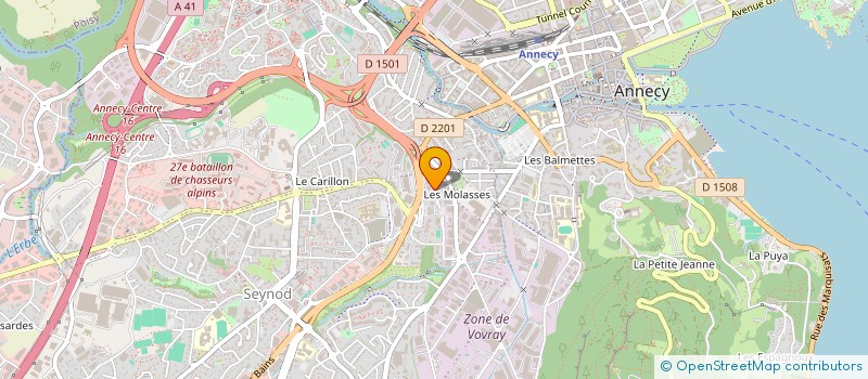 localisation de l'entreprise MS PRESTIGE à ANNECY