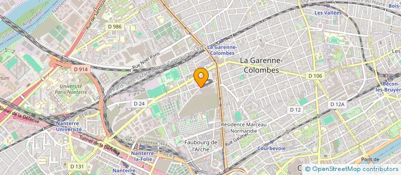 localisation de l'entreprise MS PRIMEURS à LA GARENNE-COLOMBES