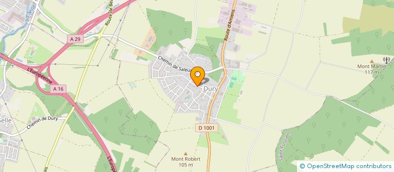 localisation de l'entreprise MS PRIMEURS  DURY