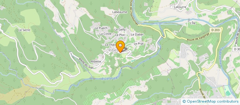 localisation de l'entreprise MS-PRIVATY  RIBES