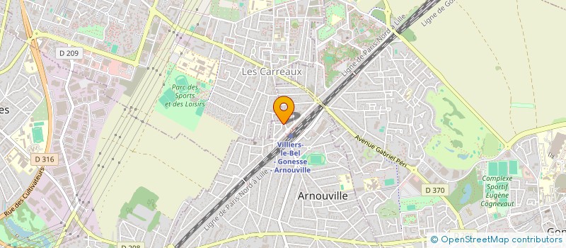 localisation de l'entreprise MS PRO BTP à ARNOUVILLE
