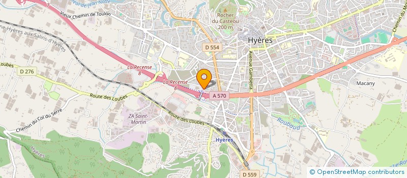 localisation de l'entreprise MS PROMOTION à HYERES