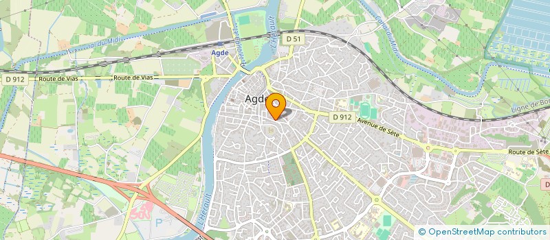 localisation de l'entreprise MS PUBLIC RELATIONS  AGDE