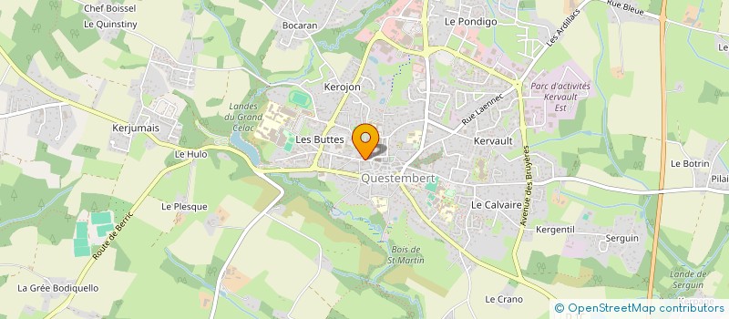 localisation de l'entreprise MS QUESTEMBERT  QUESTEMBERT