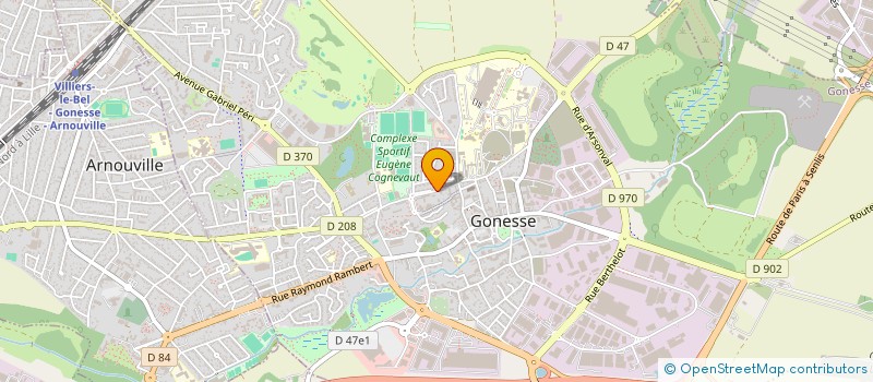 localisation de l'entreprise MS RAW DRIVE  GONESSE