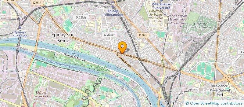 localisation de l'entreprise MS RAYON à EPINAY-SUR-SEINE