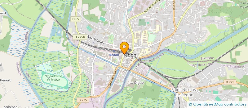 localisation de l'entreprise MS REDON à REDON