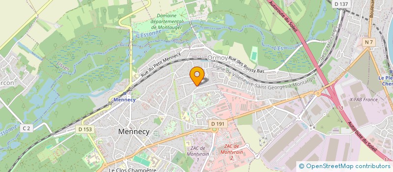 localisation de l'entreprise MS RENOV à MENNECY
