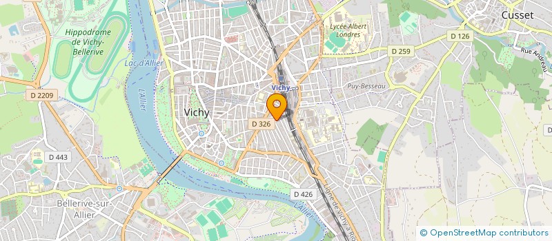 localisation de l'entreprise MS RENOV à VICHY