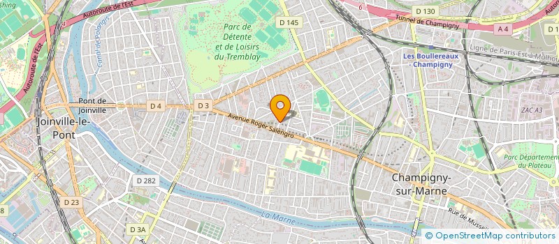 localisation de l'entreprise MS RENOVES à CHAMPIGNY-SUR-MARNE