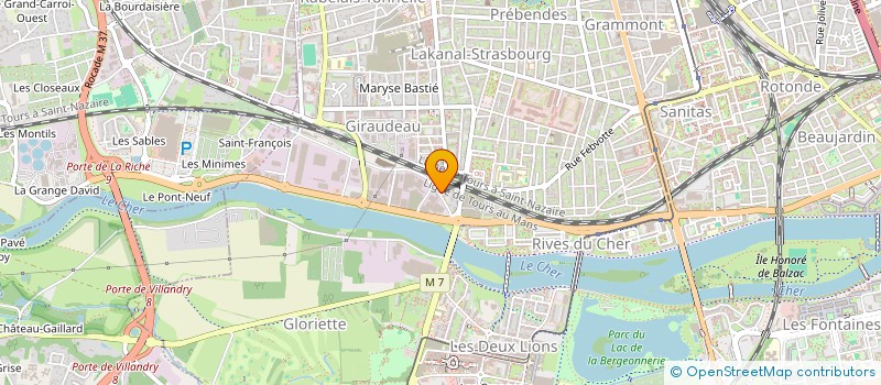 localisation de l'entreprise MS RENT  TOURS