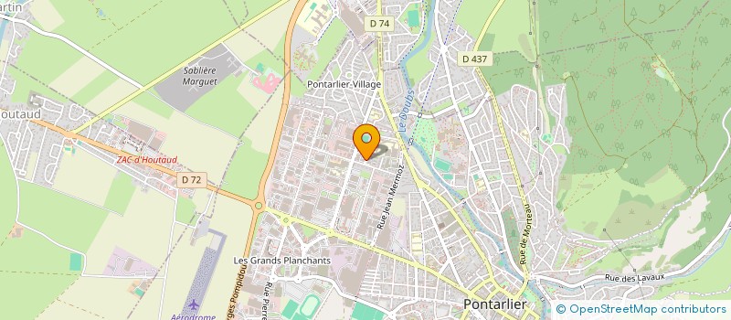 localisation de l'entreprise MS REVETEMENTS  PONTARLIER