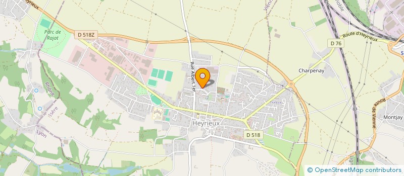 localisation de l'entreprise MS-ROAD à HEYRIEUX