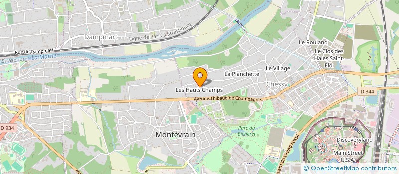 localisation de l'entreprise MS SAILING  CHESSY