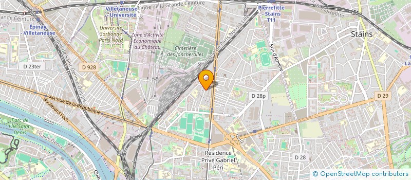 localisation de l'entreprise MS SAINT-DENIS  SAINT-DENIS