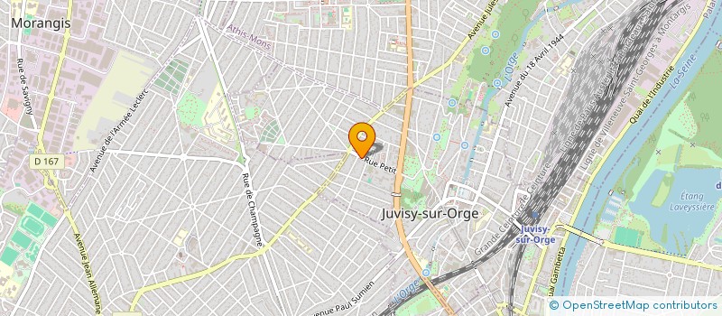 localisation de l'entreprise MS SCHALOM à JUVISY-SUR-ORGE