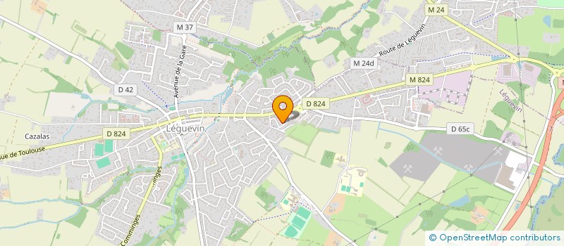 localisation de l'entreprise MS SECURITE ET GARDIENNAGE  LEGUEVIN