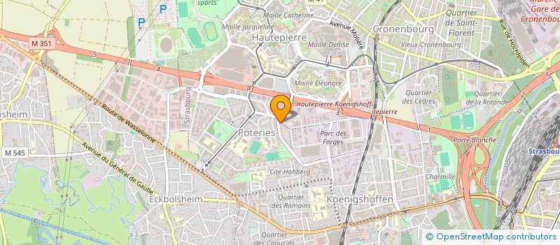 localisation de l'entreprise MS SERVICE à STRASBOURG