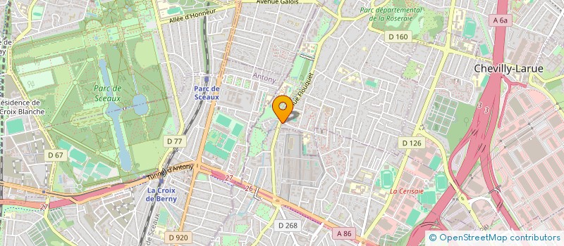 localisation de l'entreprise MS SERVICES à L'HAY-LES-ROSES