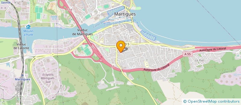 localisation de l'entreprise MS SERVICES  MARTIGUES