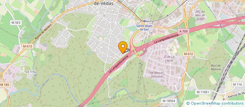 localisation de l'entreprise MS SERVICES à SAINT-JEAN-DE-VEDAS