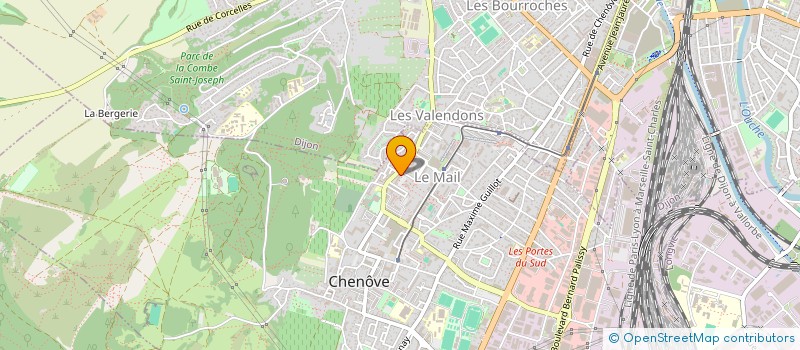 localisation de l'entreprise MS SERVICES à CHENOVE