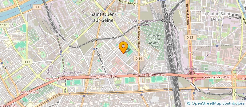 localisation de l'entreprise MS SERVICES à SAINT-OUEN-SUR-SEINE