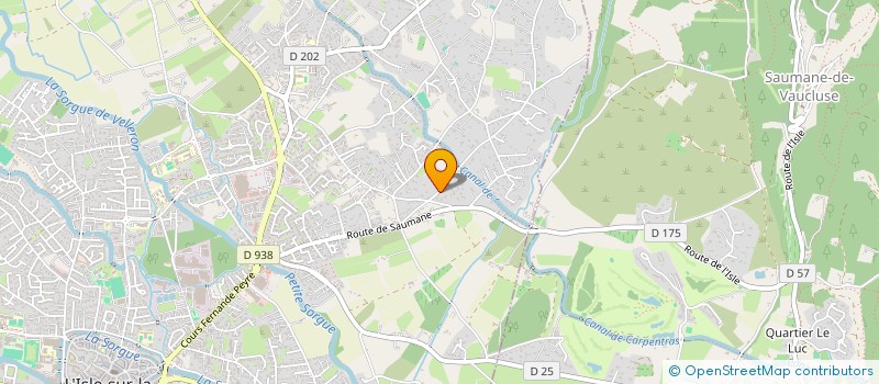 localisation de l'entreprise MS SERVICES à L'ISLE-SUR-LA-SORGUE