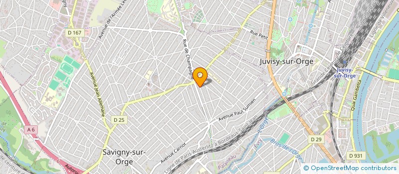 localisation de l'entreprise MS SERVICES à SAVIGNY-SUR-ORGE