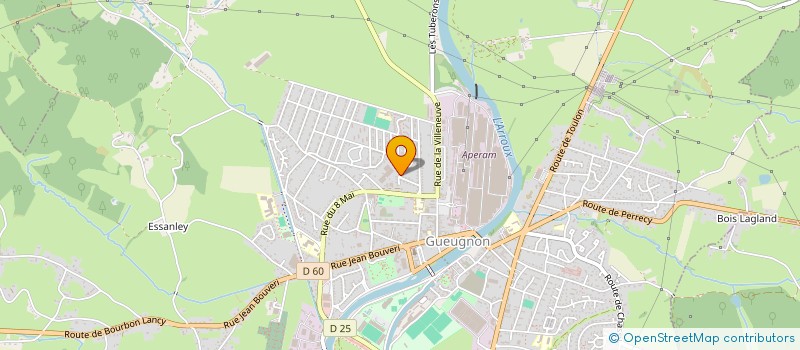localisation de l'entreprise MS SERVICES INTERVENTIONS à GUEUGNON