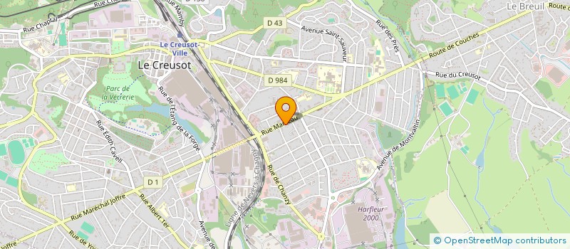 localisation de l'entreprise MS SOLUTIONS IMMO  LE CREUSOT