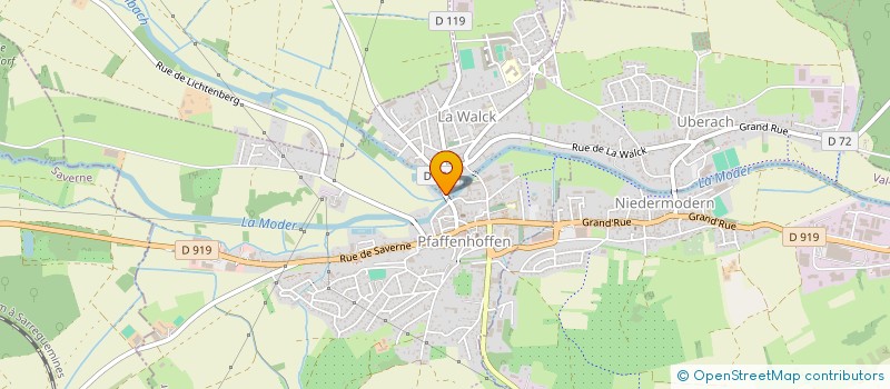 localisation de l'entreprise MS SPORTSWEAR  UHLWILLER