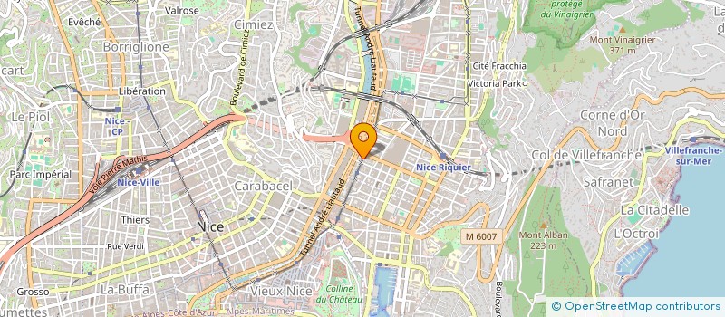 localisation de l'entreprise MS SUB à NICE