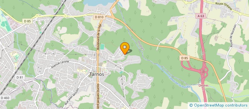 localisation de l'entreprise MS.SUPERBAT  TARNOS