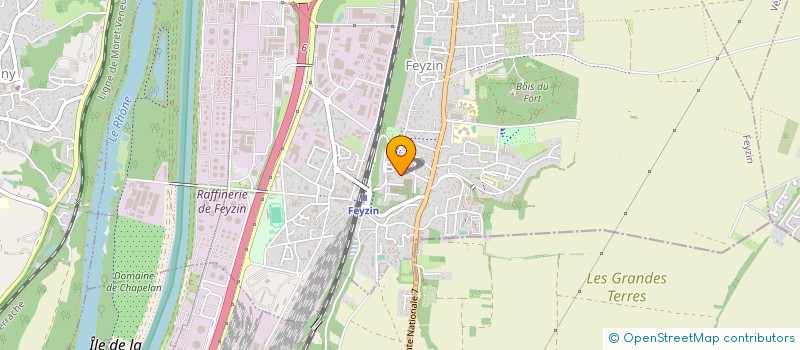 localisation de l'entreprise MS TAXI  FEYZIN