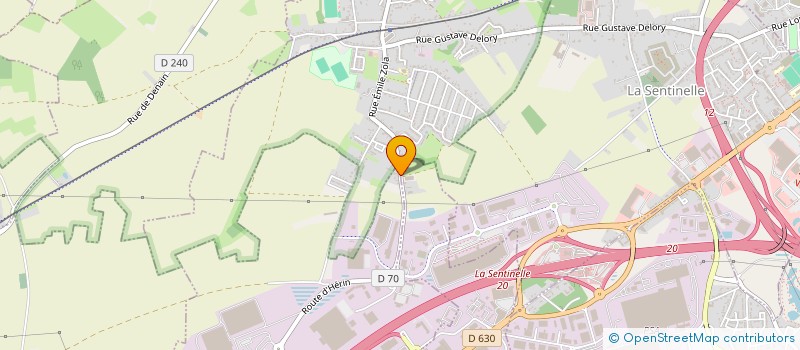 localisation de l'entreprise MS TECH à ROUVIGNIES