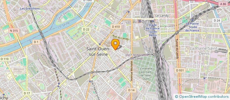 localisation de l'entreprise MS TENDANCE AUTO à SAINT-OUEN-SUR-SEINE