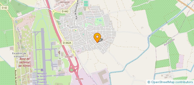 localisation de l'entreprise MS TRANSPORT  GARONS