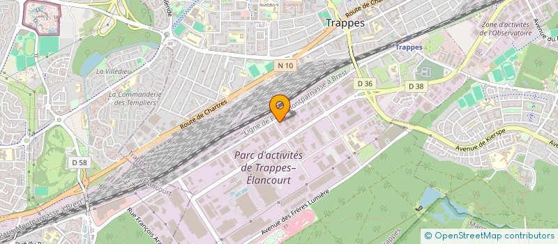 localisation de l'entreprise MS TRANSPORT à TRAPPES