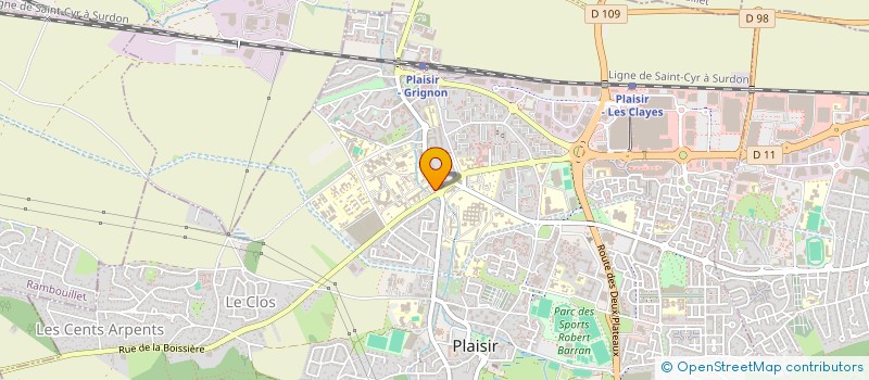 localisation de l'entreprise MS TRANSPORT  PLAISIR