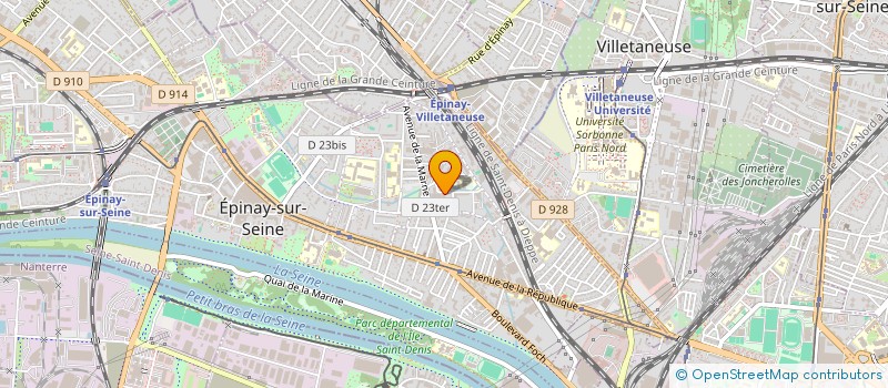 localisation de l'entreprise MS TRANSPORT  EPINAY-SUR-SEINE