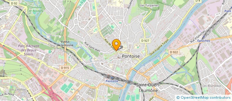 localisation de l'entreprise MS TRANSPORT à PONTOISE