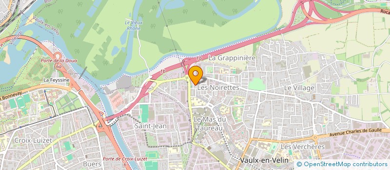 localisation de l'entreprise MS TRANSPORT  VAULX-EN-VELIN