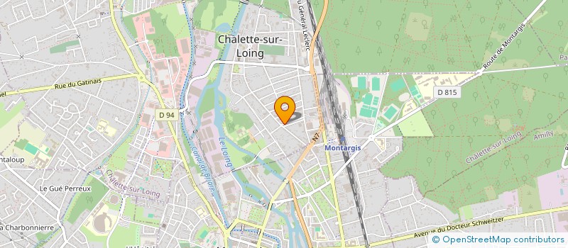 localisation de l'entreprise MS TRANSPORT à CHALETTE-SUR-LOING